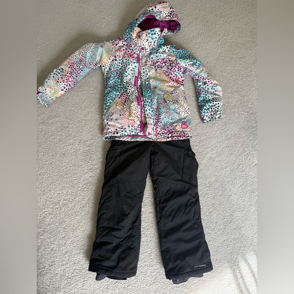 Columbia Youth Gray and Black Winter Jacket